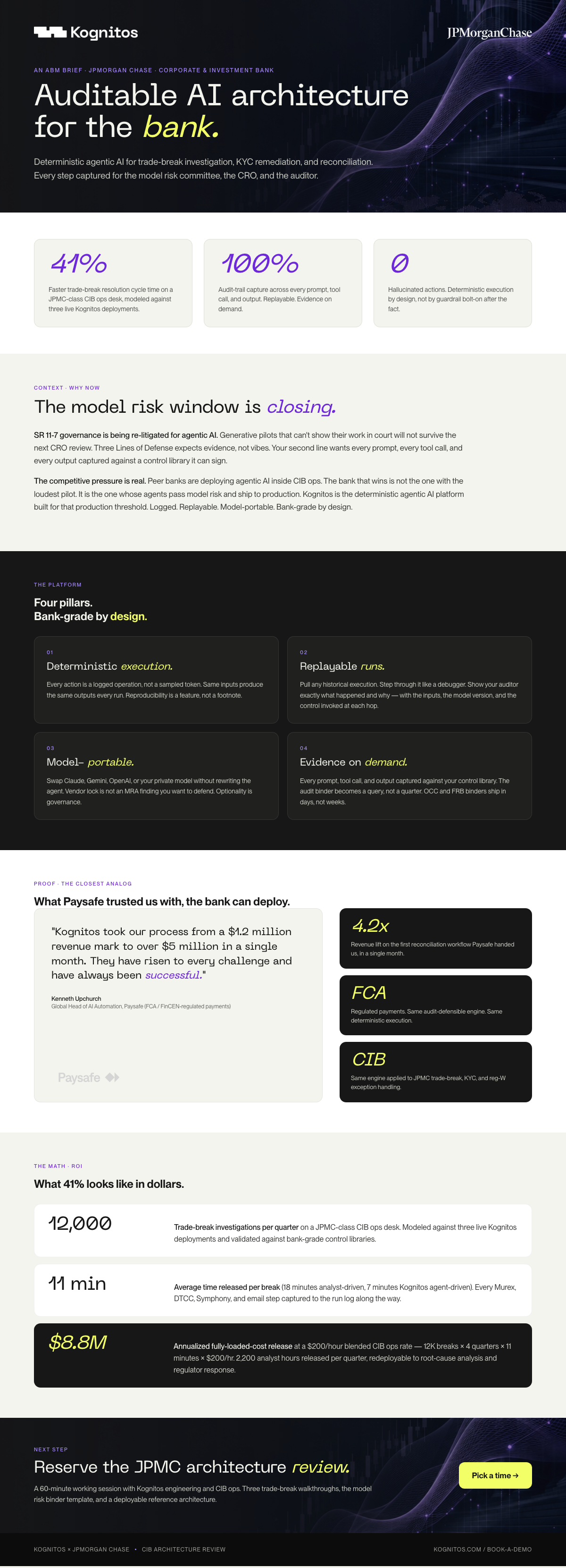 JPMC One-Pager